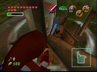 Zelda Ocarina Of Time Master Quest N64-এ : অগ্নি মন্দির