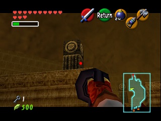 Zelda Ocarina Of Time Master Quest N64-এ : অগ্নি মন্দির