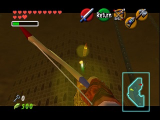 Zelda Ocarina Of Time Master Quest N64-এ : অগ্নি মন্দির