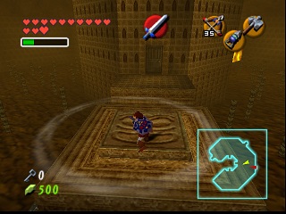 Zelda Ocarina Of Time Master Quest N64-এ : অগ্নি মন্দির