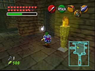 Zelda Ocarina Of Time Master Quest sur N64 : Le puits du village Cocorico Zelda Ocarina Of Time Master Quest sur N64 : Le puits du village Cocorico