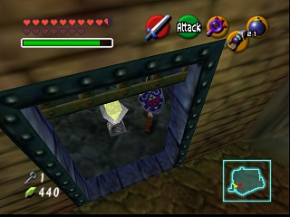 Zelda Ocarina Of Time Master Quest N64 पर : शैडो टेम्पल (Shadow Temple)