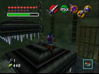 Zelda Ocarina Of Time Master Quest N64 पर : शैडो टेम्पल (Shadow Temple)