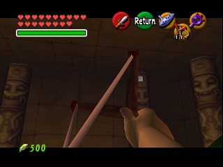 Zelda Ocarina Of Time Master Quest N64 पर : आत्मा का मंदिर (बाल लिंक)
