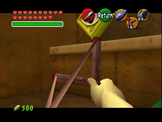Zelda Ocarina Of Time Master Quest N64 पर : आत्मा का मंदिर (बाल लिंक)