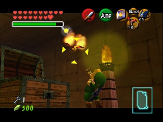 Zelda Ocarina Of Time Master Quest N64 पर : आत्मा का मंदिर (बाल लिंक)