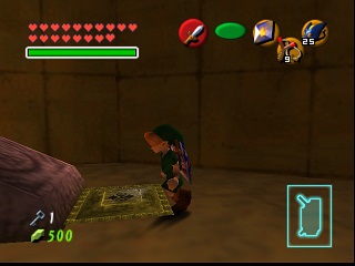 Zelda Ocarina Of Time Master Quest N64 पर : आत्मा का मंदिर (बाल लिंक)