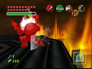 Zelda Ocarina Of Time Master Quest N64 पर : आत्मा का मंदिर (बाल लिंक)