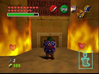 Zelda Ocarina Of Time Master Quest N64 पर : आत्मा का मंदिर (बाल लिंक)