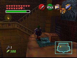 Zelda Ocarina Of Time Master Quest N64 पर : आत्मा का मंदिर (बाल लिंक)