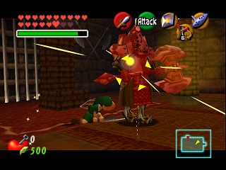 Zelda Ocarina Of Time Master Quest N64 पर : आत्मा का मंदिर (बाल लिंक)