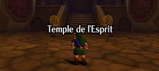 Zelda Ocarina Of Time sur N64 - Le temple de l'Esprit (link enfant)