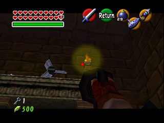 Zelda Ocarina Of Time Master Quest на N64 : Замок Ганона Zelda Ocarina Of Time Master Quest на N64 : Замок Ганона