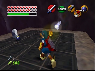 Zelda Ocarina Of Time Master Quest на N64 : Замок Ганона Zelda Ocarina Of Time Master Quest на N64 : Замок Ганона