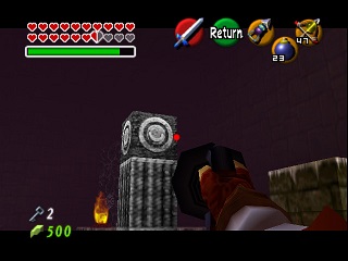 Zelda Ocarina Of Time Master Quest на N64 : Замок Ганона Zelda Ocarina Of Time Master Quest на N64 : Замок Ганона