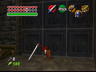 Zelda Ocarina Of Time Master Quest на N64 : Замок Ганона Zelda Ocarina Of Time Master Quest на N64 : Замок Ганона