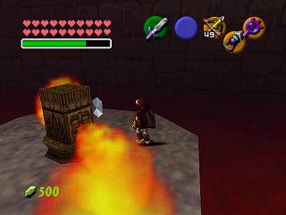 Zelda Ocarina Of Time su N64 : Il castello di Ganon