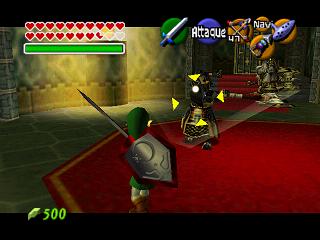 Zelda Ocarina Of Time su N64 : Il castello di Ganon