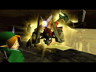 Zelda Ocarina Of Time su N64 : Lo scontro finale: Link vs Ganondorf Zelda Ocarina Of Time su N64 : Lo scontro finale: Link vs Ganondorf
