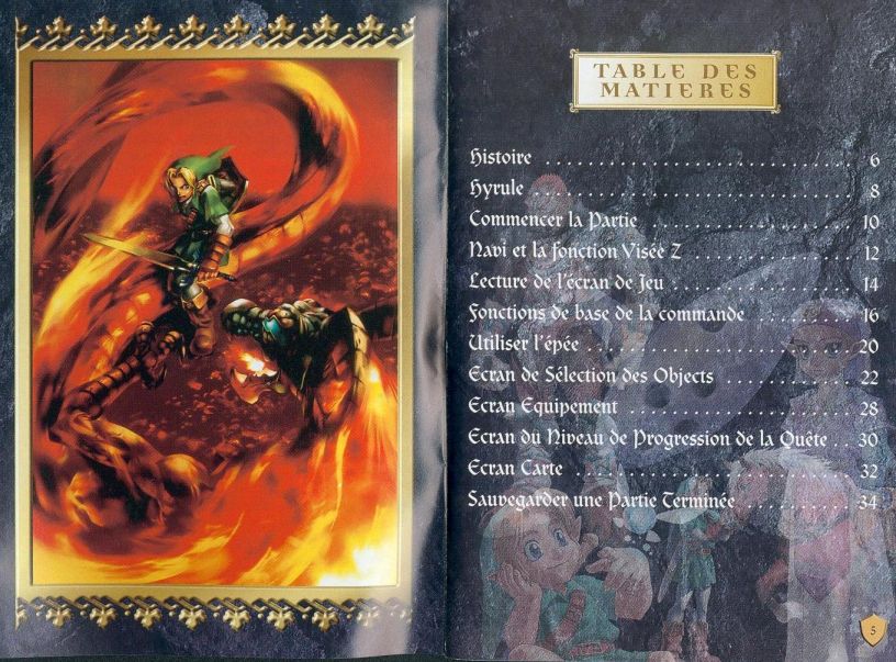 Zelda Ocarina Of Time Master Quest : Manuale della versione N64