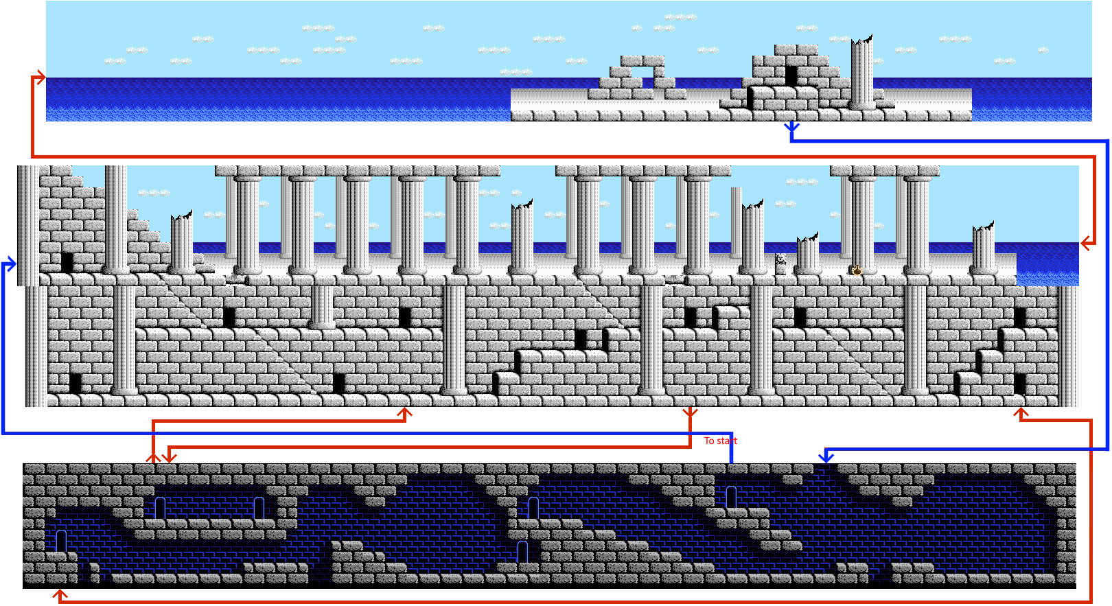 The Battle Of Olympus sur Nes, carte - Laconie : Le plan