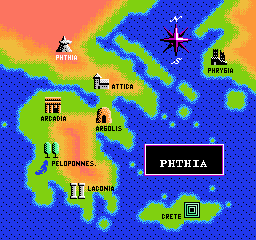 Soluce de The Battle Of Olympus sur Nes (Nintendo Entertainment System) - Soluce de The Battle Of Olympus sur Nes - Phthie