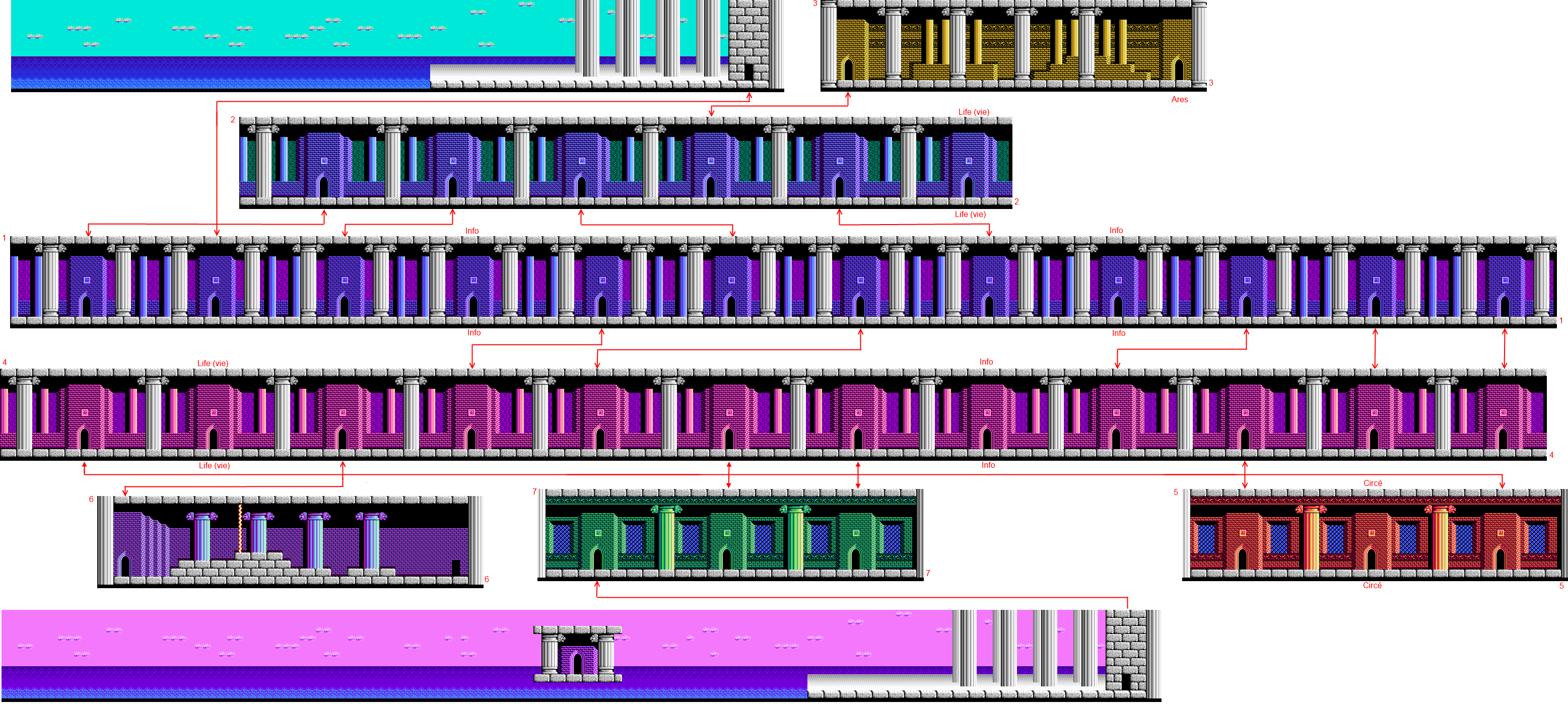 The Battle Of Olympus sur Nes, carte - Crete : Le plan