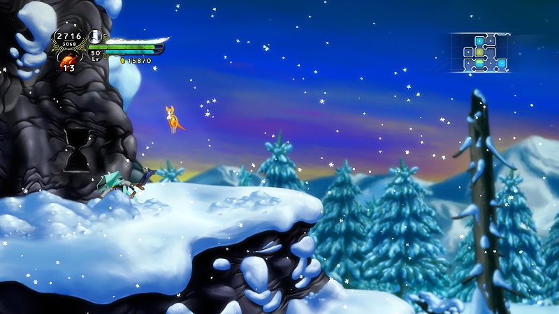 Dust - An Elysian Tail：悬崖龙卷风，向 NES 平台《恶魔城 II - 西蒙的冒险》致敬