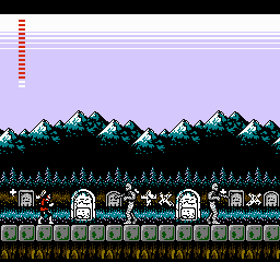 Soluce de Castlevania 2 - Simon's Quest sur Nes : Dernière partie, vers les ruines de Castlevania