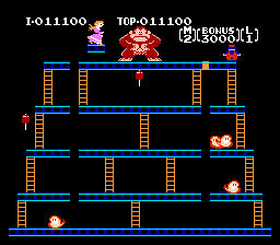 Donkey Kong auf NES: Drittes Level, der finale Kampf Donkey Kong auf NES: Drittes Level, der finale Kampf
