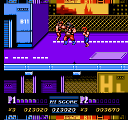 Soluce de Double Dragon 2 sur Nes : Mission 1 - Into the Turf