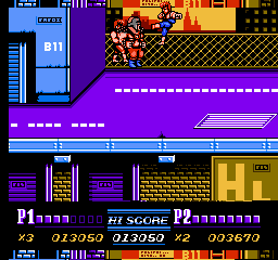 Soluce de Double Dragon 2 sur Nes : Mission 1 - Into the Turf
