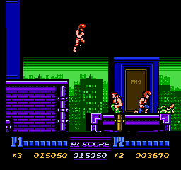 Прохождение Double Dragon 2 на Nes: Миссия 2 - At the heliport