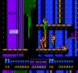 Прохождение Double Dragon 2 на Nes: Миссия 2 - At the heliport