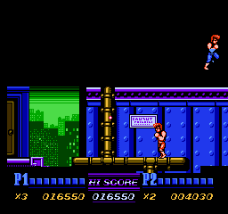 Прохождение Double Dragon 2 на Nes: Миссия 2 - At the heliport