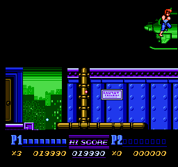 Прохождение Double Dragon 2 на Nes: Миссия 2 - At the heliport