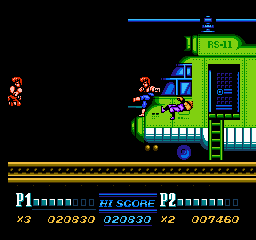 Прохождение Double Dragon 2 на Nes: Миссия 2 - At the heliport