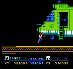 Прохождение Double Dragon 2 на Nes: Миссия 2 - At the heliport