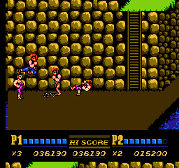Soluce de Double Dragon 2 sur Nes : Mission 5 - Forest of death Soluce de Double Dragon 2 sur Nes : Mission 5 - Forest of death