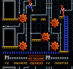 Nes-এ Double Dragon 2 গাইড: মিশন 7 - Trap Room