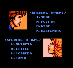 Double Dragon II sur Nes : Fin du jeu - Epilogue - Crédit Double Dragon II sur Nes : Fin du jeu - Epilogue - Crédit