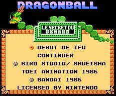 Dragon Ball - Le secret du Dragon sur Nes : Le dossier / soluce