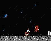 Double Dragon II - The Revenge : La lune