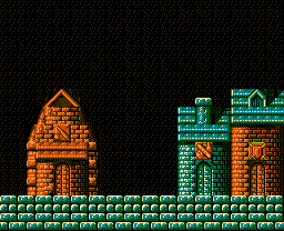 Faxanadu sur Nes : le plan des brumes (brouillard)