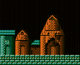 Faxanadu sur Nes : le plan des brumes (brouillard)