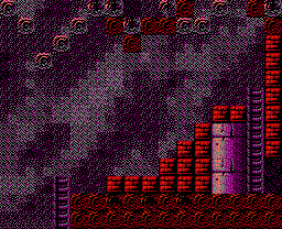 Faxanadu sur Nes : le plan des brumes (brouillard)