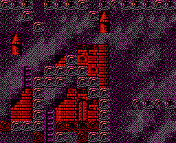 Faxanadu sur Nes : le plan des brumes (brouillard)