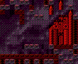 Faxanadu sur Nes : le plan des brumes (brouillard)