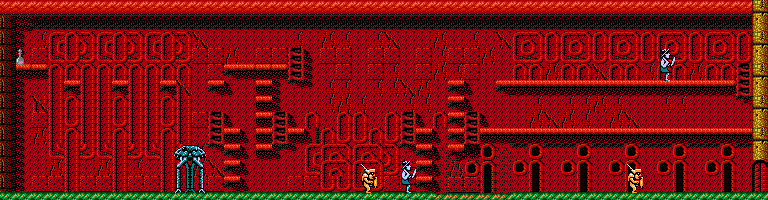 Faxanadu sur Nes - les cartes (plans)