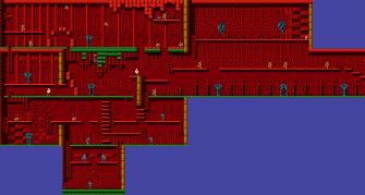 Faxanadu sur Nes - les cartes (plans)